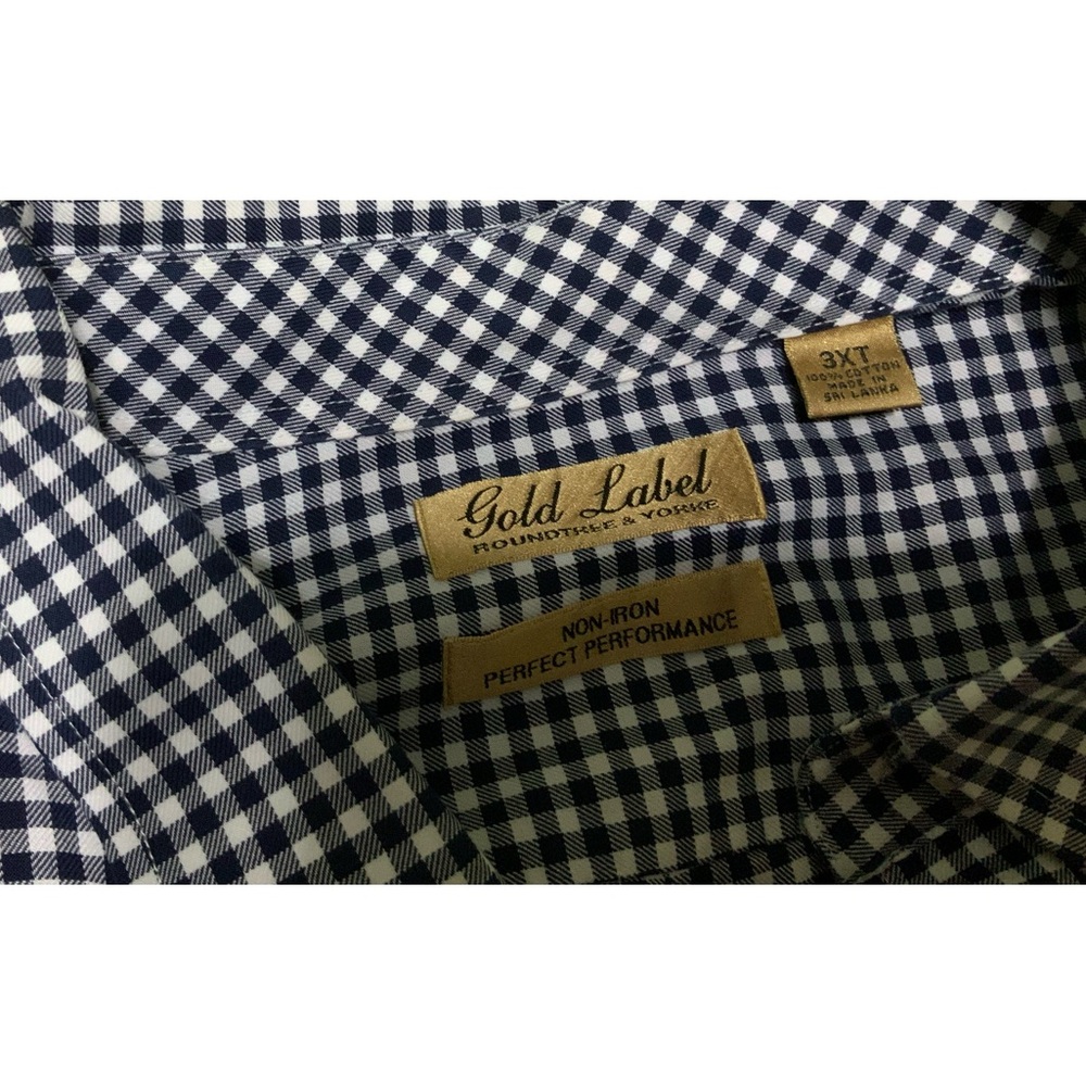 Roundtree and Yorke Gold Label Men’s BIG and TALL casual shirt